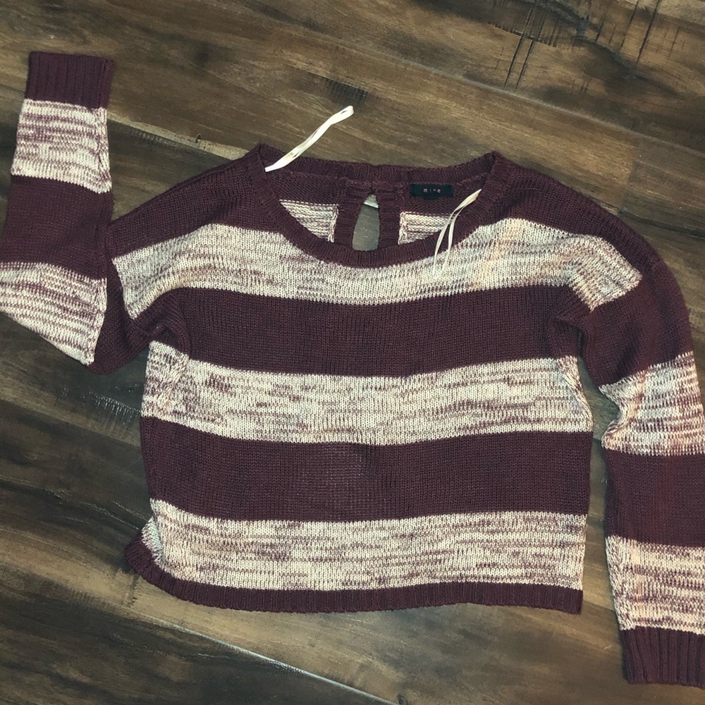 Striped Knit Sweater